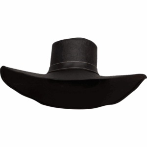 Alatriste Embossed Leather Hat