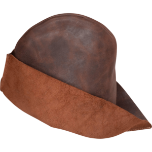 Rolf the Plower Medieval Leather Hat