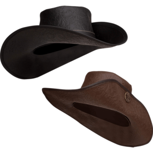 Flandes Embossed Leather Hat