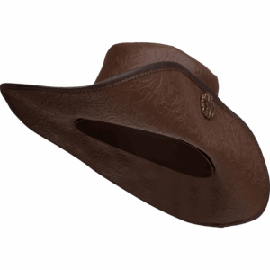 Flandes Embossed Leather Hat