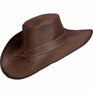 Flandes Embossed Leather Hat