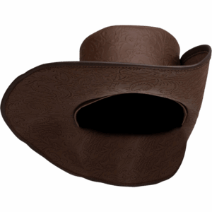 Flandes Embossed Leather Hat