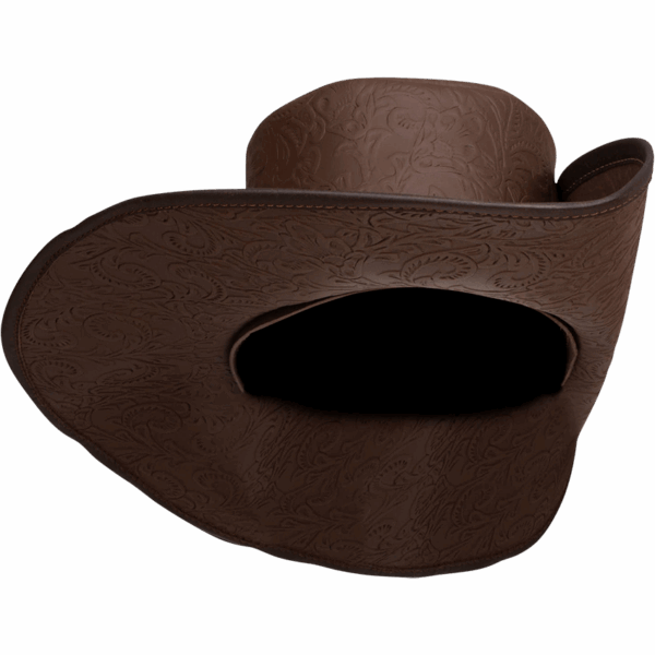 Flandes Embossed Leather Hat
