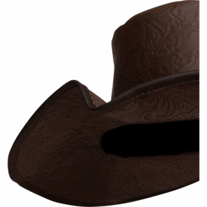 Flandes Embossed Leather Hat