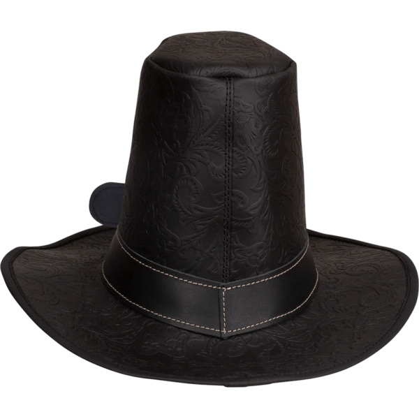 The Dark Witcher Embossed Leather Hat