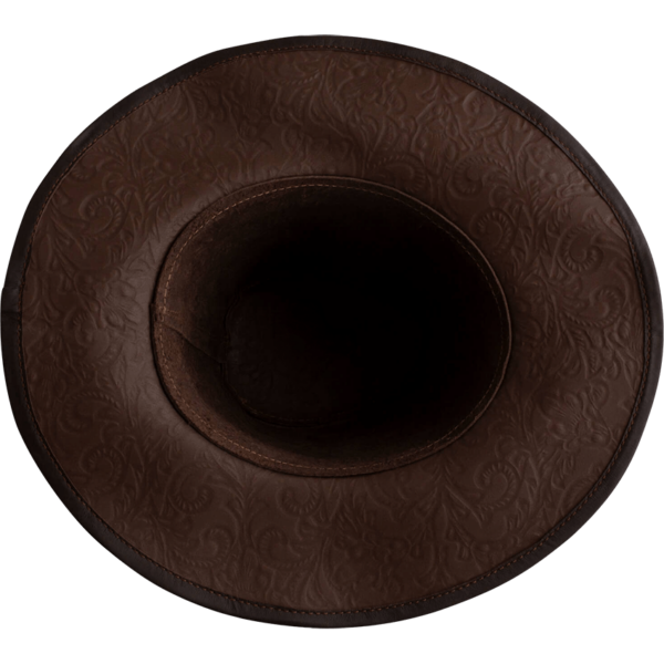 The Dark Witcher Embossed Leather Hat