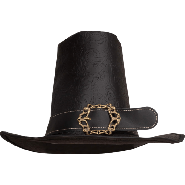 The Dark Witcher Embossed Leather Hat