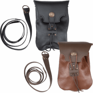 Guerrero Leather Pouch with Shoulder Strap