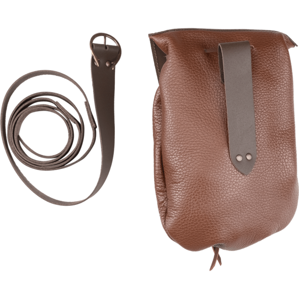 Guerrero Leather Pouch with Shoulder Strap