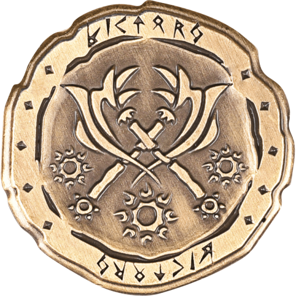 Set of 10 Gold Orc LARP Coins - Image 3