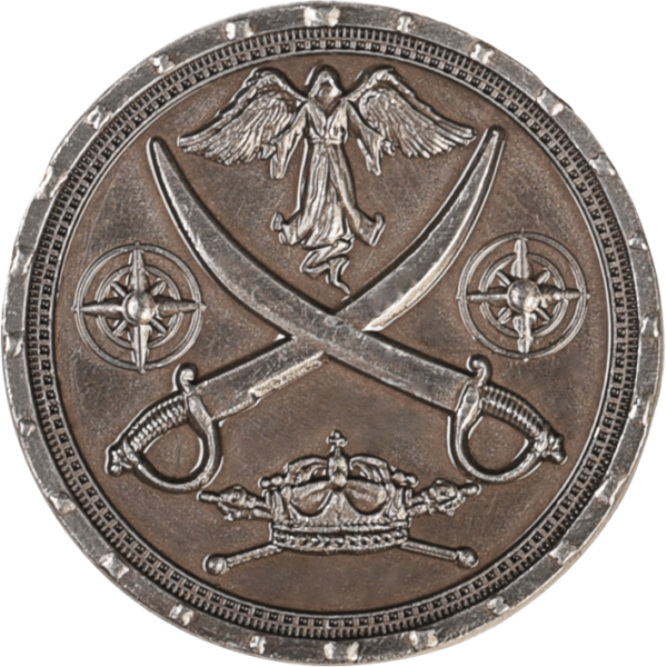 Set of 10 Silver Pirate LARP Coins - Image 3