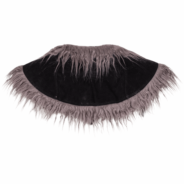Evaristo Faux Fur Trimmed Suede Collar