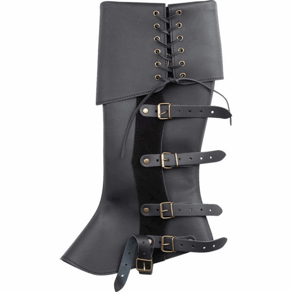 Valerio Leather Gaiters
