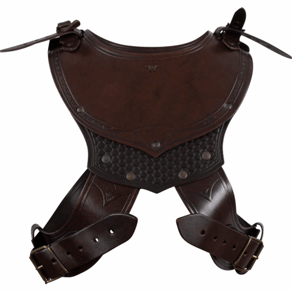 Deluxe Alistair Leather Gorget
