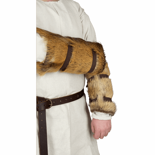 Arthur Padded Fur Bracers