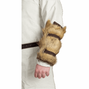 Arthur Padded Fur Bracers