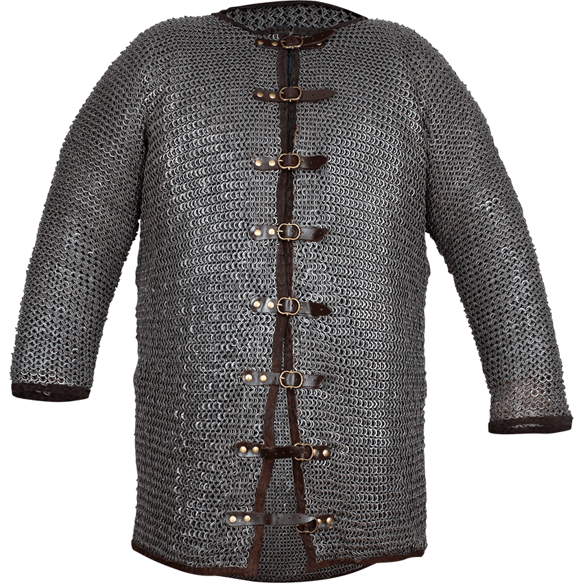 Berengar Riveted Oiled Chainmail Jacket