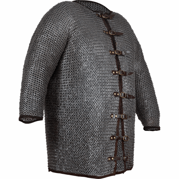 Berengar Riveted Oiled Chainmail Jacket