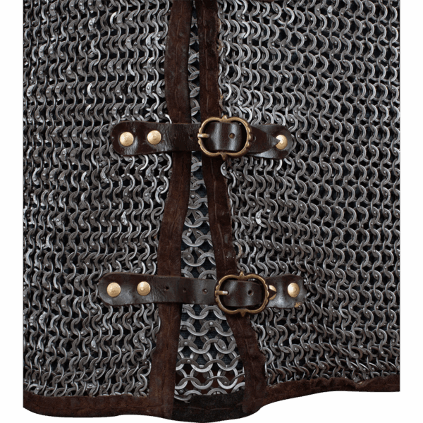 Berengar Riveted Oiled Chainmail Jacket