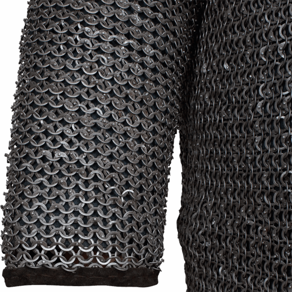 Berengar Riveted Oiled Chainmail Jacket
