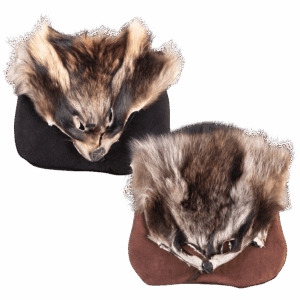 Canis Raccoon Fur Belt Bag