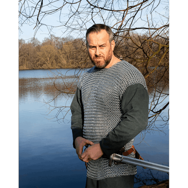David Sleeveless Steel Chainmail Hauberk