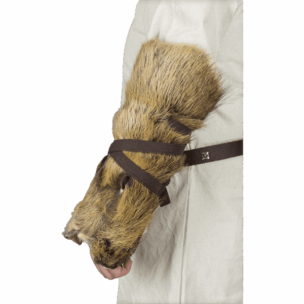 Farald Padded Fur Bracers