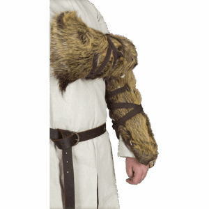 Farald Padded Fur Bracers