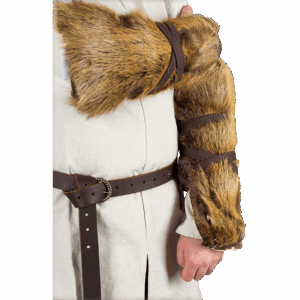 Farald Padded Fur Bracers