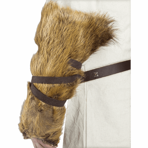 Farald Padded Fur Bracers
