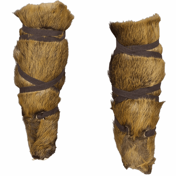 Farald Padded Fur Greaves