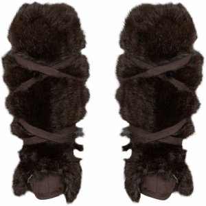 Farald Padded Fur Greaves