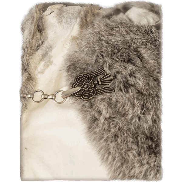Chinchilla Rabbit Fur Stole