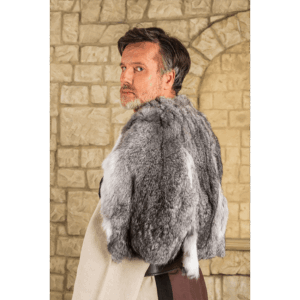 Chinchilla Rabbit Fur Stole