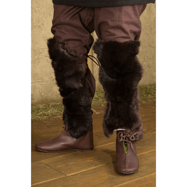 Rabbit Fur Leg Wraps