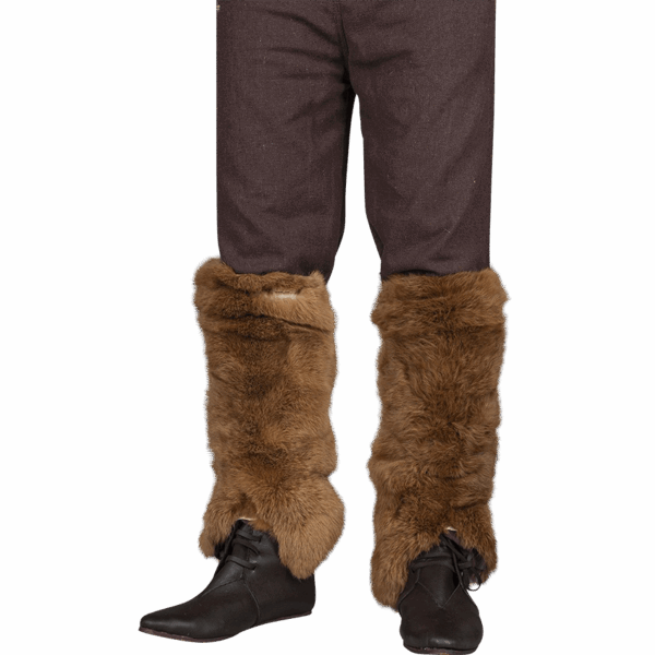 Rabbit Fur Leg Wraps