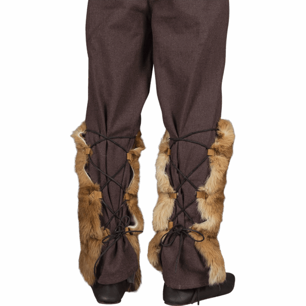Rabbit Fur Leg Wraps