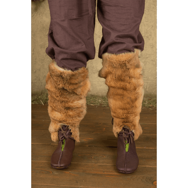 Rabbit Fur Leg Wraps