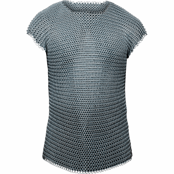 Richard Sleeveless Steel Chainmail Shirt