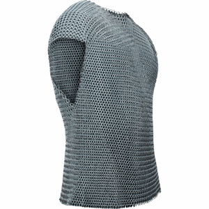 Richard Sleeveless Steel Chainmail Shirt
