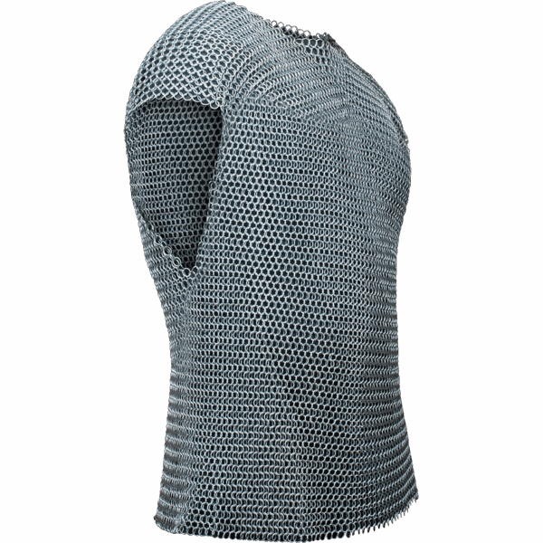Richard Sleeveless Steel Chainmail Shirt