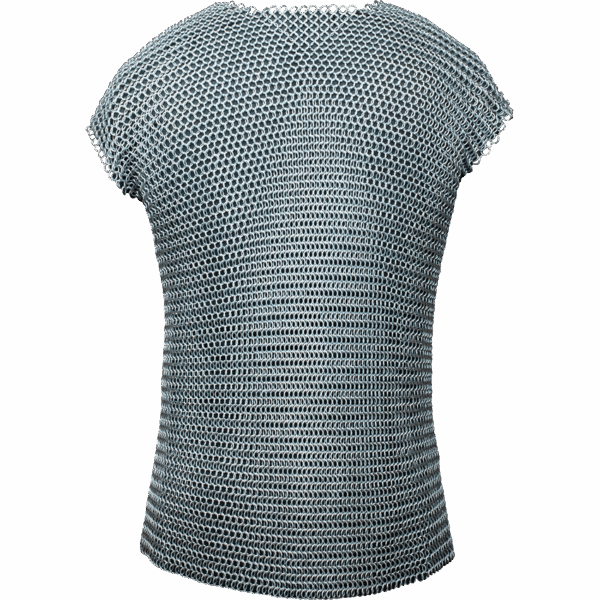 Richard Sleeveless Steel Chainmail Shirt