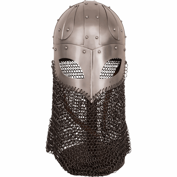 Ulfrik Steel Viking Helmet with Aventail