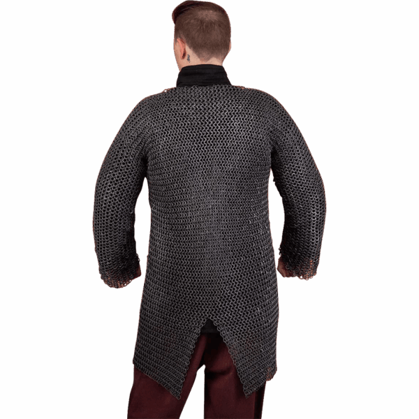 Riveted Aluminum Chainmail Hauberk - 10mm Round Rings