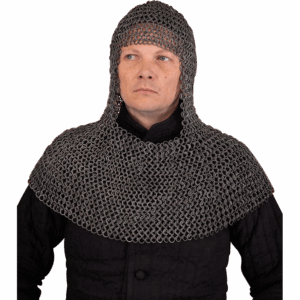 Riveted Aluminum Chainmail Coif - 10mm Round Rings