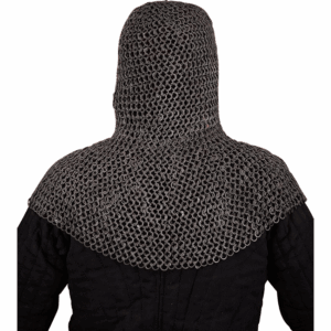 Riveted Aluminum Chainmail Coif - 10mm Round Rings