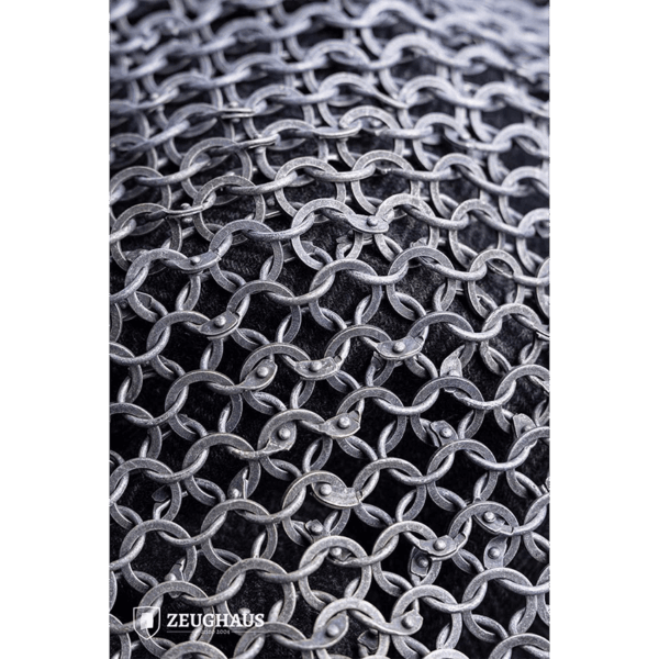 Riveted Aluminum Chainmail Coif - 10mm Round Rings