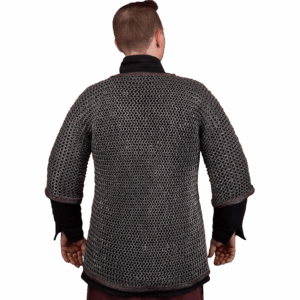 Buckled Aluminum Chainmail Haubergeon - 10mm Round Rings