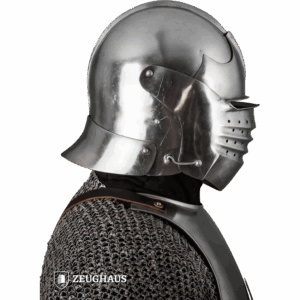 Bellows Face Sallet Helmet - Polished