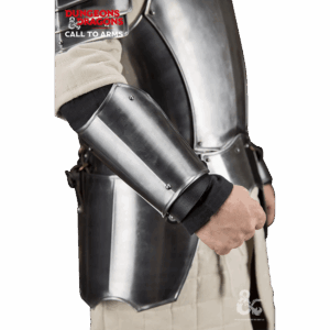 Dungeons & Dragons Steel Bracers - Polished
